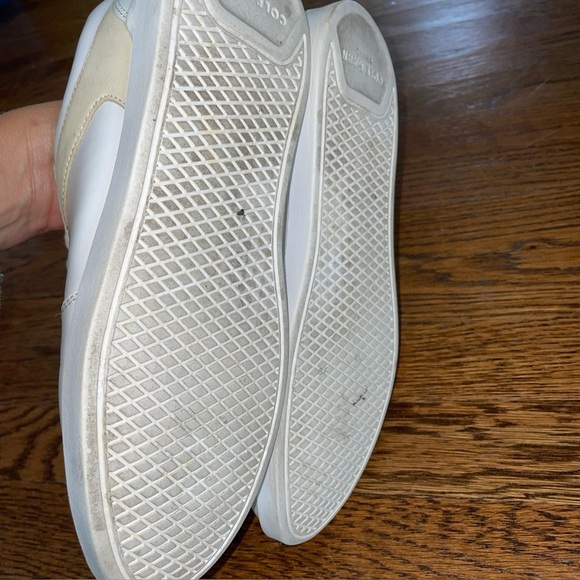 Cole Haan Women White and Gold Grand Cross Court Sneaker Shoes Size 7.5 - Picture 4 of 7